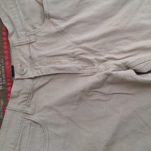 ❤️ Raw Yarm Industries Beige Jeans Pants 32 - Picture 3 of 10